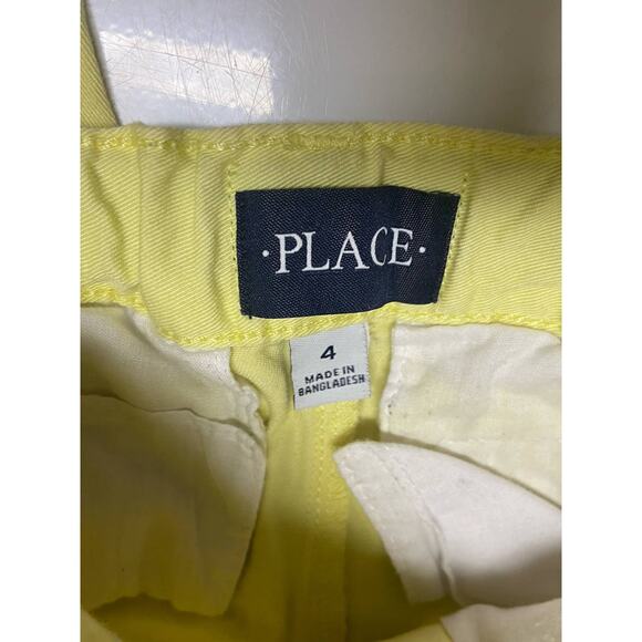 Children's Place Boys Pants Size 4 Light Yellow Casual Easter Spring Summer - Picture 6 of 6
